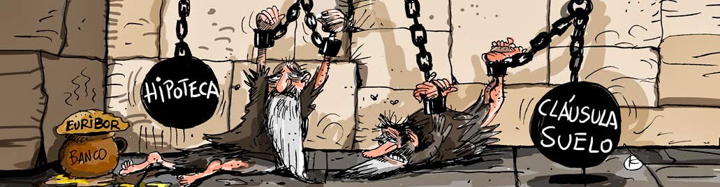 Ilustración presos del banco